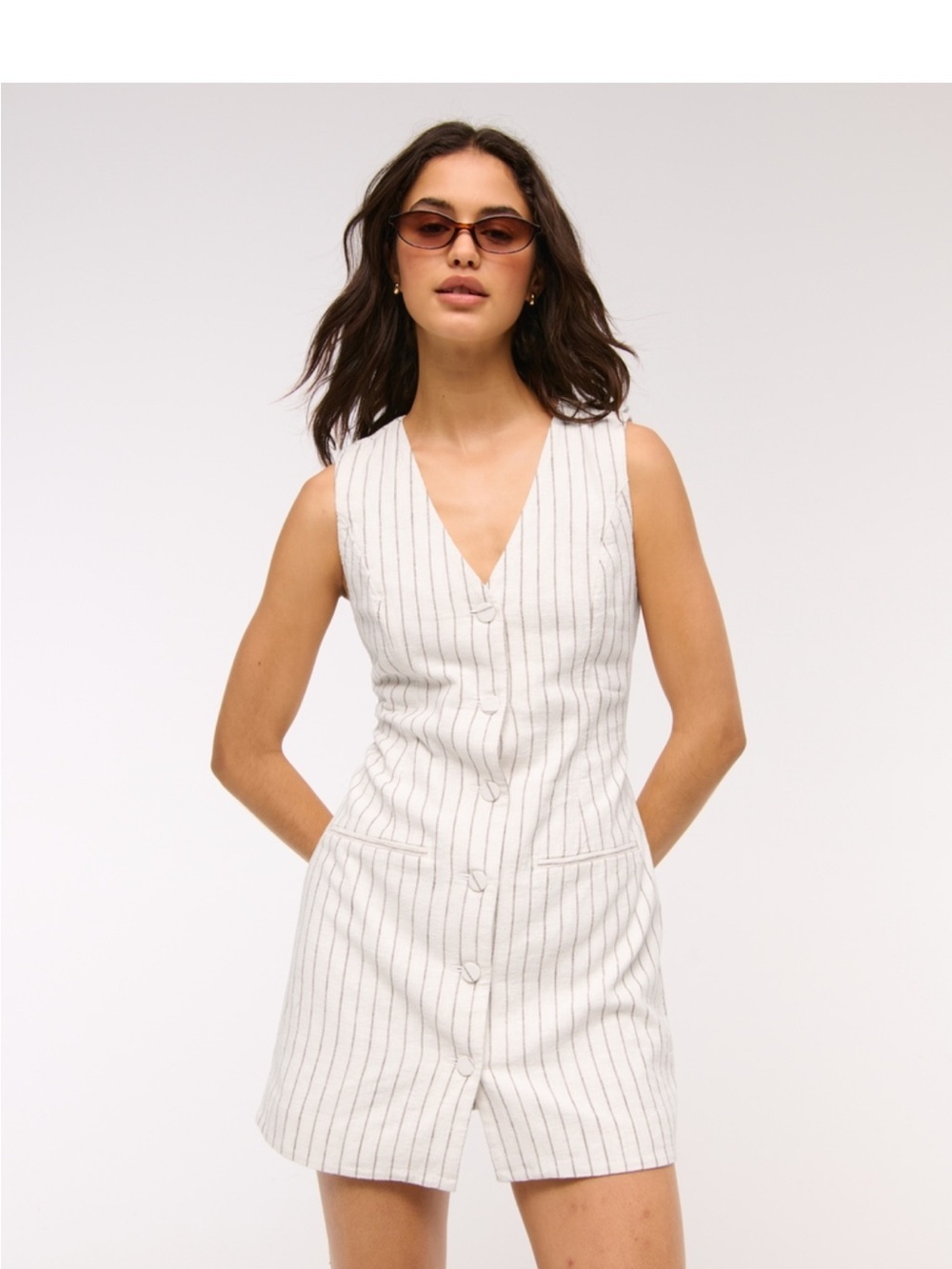 Abercrombie The A&F Mara Linen-Blend Vest
Mini Dress Size XXST